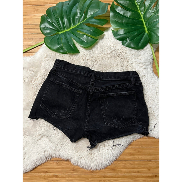 We the Free Black Denim Shorts Size 28 - Picture 2 of 4